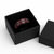 New Zealand Aotearoa Spinner Ring Red Poutama With Taniko Pattern - Polynesian Pride