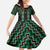 New Zealand Aotearoa Family Matching Long Sleeve Bodycon Dress and Hawaiian Shirt Green Poutama With Taniko Pattern LT05