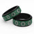 New Zealand Aotearoa Spinner Ring Green Poutama With Taniko Pattern - Polynesian Pride