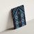 New Zealand Aotearoa Canvas Wall Art Blue Poutama With Taniko Pattern LT05