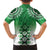 New Zealand Kid Hawaiian Shirt Poutama Mix Green Taniko Inspired Art LT05