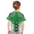 New Zealand Kid T Shirt Poutama Mix Green Taniko Inspired Art LT05