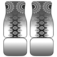 New Zealand Car Mats Poutama Mix Gray Taniko Inspired Art LT05 - Polynesian Pride