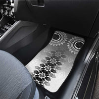 New Zealand Car Mats Poutama Mix Gray Taniko Inspired Art LT05 - Polynesian Pride