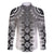 New Zealand Family Matching Mermaid Dress and Hawaiian Shirt Poutama Mix Gray Taniko Inspired Art LT05