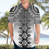 New Zealand Hawaiian Shirt Poutama Mix Gray Taniko Inspired Art LT05 - Polynesian Pride