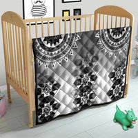 New Zealand Quilt Poutama Mix Gray Taniko Inspired Art LT05