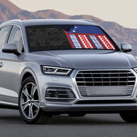 Samoa Flag Auto Sun Shade Ula Fala With Samoan Siapo - Polynesian Pride