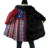 Samoa Flag Cloak Ula Fala With Samoan Siapo LT05 - Polynesian Pride