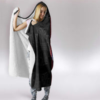 Samoa Flag Hooded Blanket Ula Fala With Samoan Siapo LT05 - Polynesian Pride