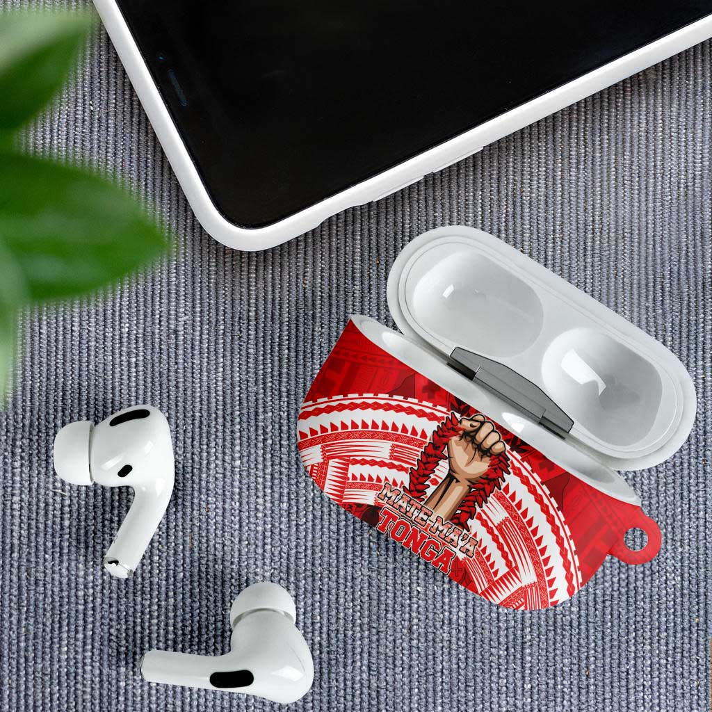 Tonga Rugby Mate Ma'a AirPods Case Tongan Pride Unique Style - Polynesian Pride
