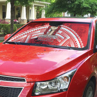 Tonga Rugby Mate Ma'a Auto Sun Shade Tongan Pride Unique Style - Polynesian Pride