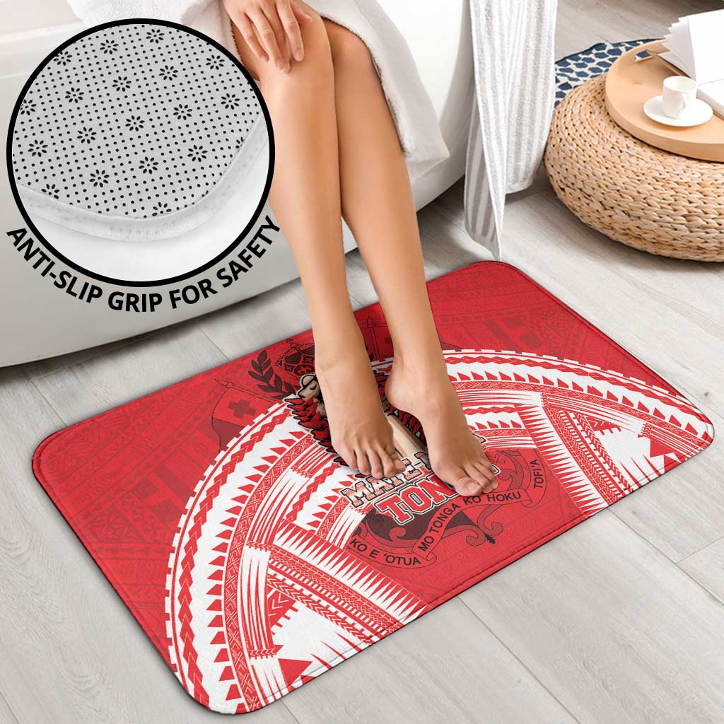 Tonga Rugby Mate Ma'a Bathroom Set Tongan Pride Unique Style - Polynesian Pride