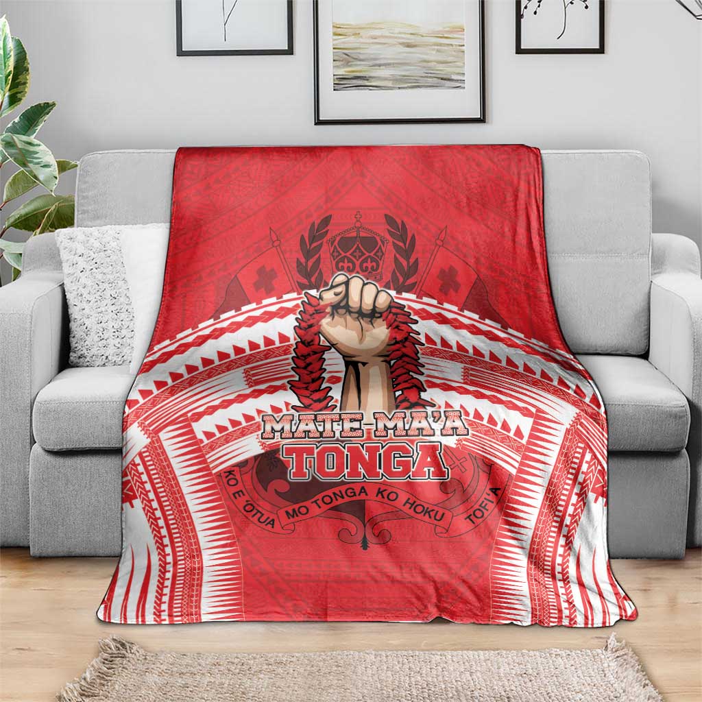 Tonga Rugby Mate Ma'a Blanket Tongan Pride Unique Style - Polynesian Pride