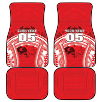 Custom Tonga Rugby Mate Ma'a Car Mats Tongan Pride Unique Style - Polynesian Pride