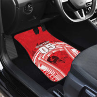 Custom Tonga Rugby Mate Ma'a Car Mats Tongan Pride Unique Style - Polynesian Pride