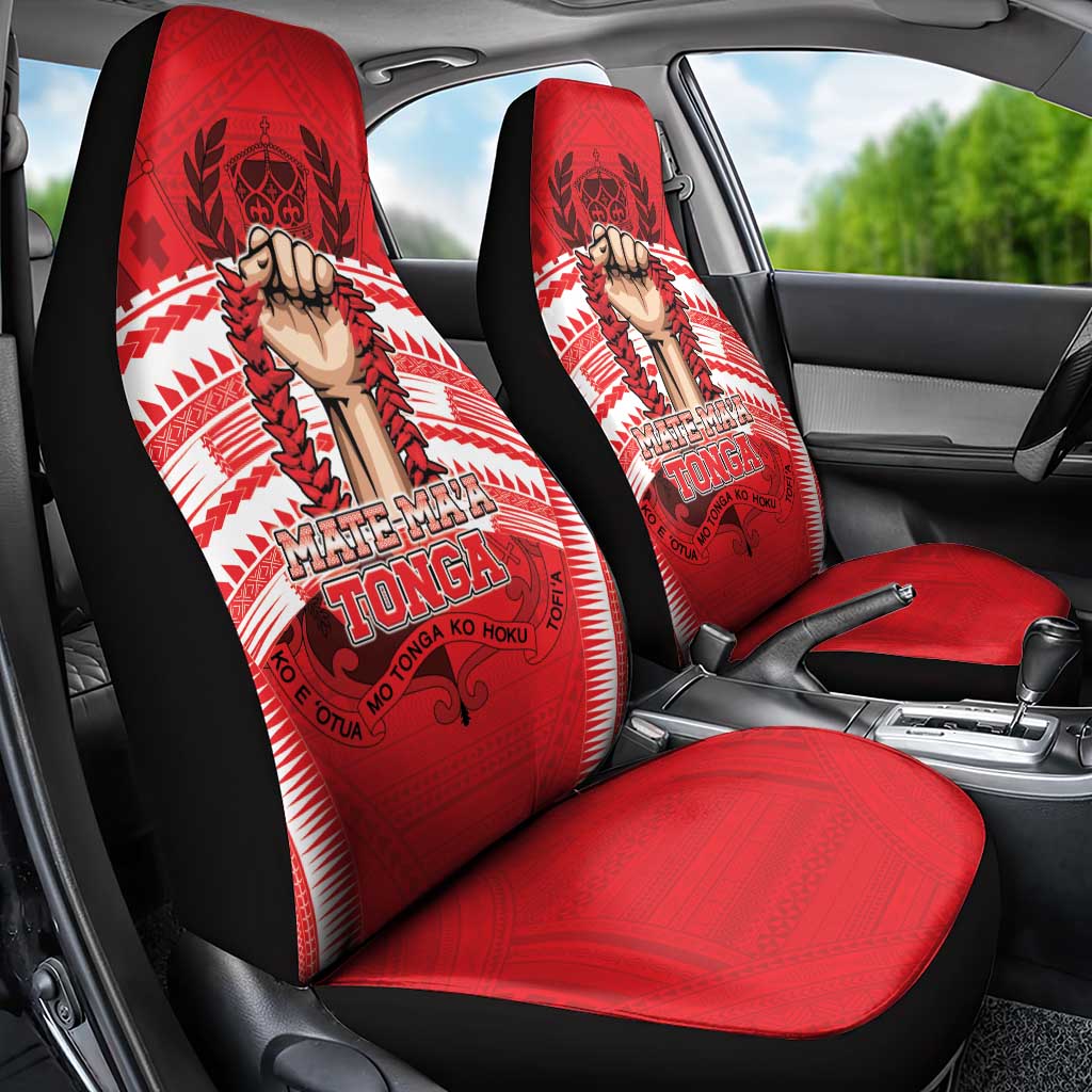 Tonga Rugby Mate Ma'a Car Seat Cover Tongan Pride Unique Style - Polynesian Pride