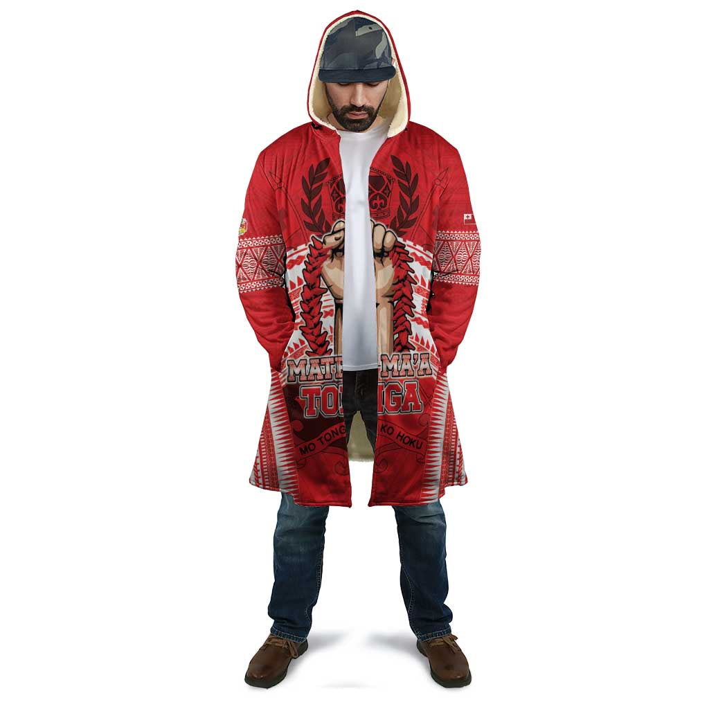 Custom Tonga Rugby Mate Ma'a Cloak Tongan Pride Unique Style - Polynesian Pride