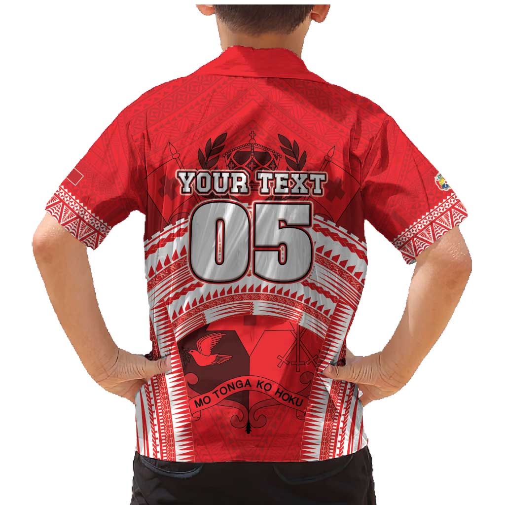 Custom Tonga Rugby Mate Ma'a Family Matching Mermaid Dress and Hawaiian Shirt Tongan Pride Unique Style - Polynesian Pride