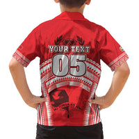 Custom Tonga Rugby Mate Ma'a Family Matching Summer Maxi Dress and Hawaiian Shirt Tongan Pride Unique Style - Polynesian Pride