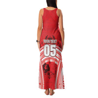 Custom Tonga Rugby Mate Ma'a Family Matching Tank Maxi Dress and Hawaiian Shirt Tongan Pride Unique Style - Polynesian Pride