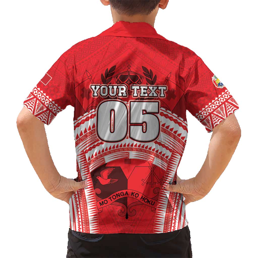 Custom Tonga Rugby Mate Ma'a Kid Hawaiian Shirt Tongan Pride Unique Style - Polynesian Pride
