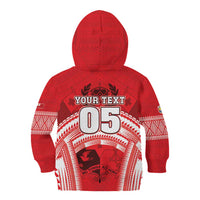 Custom Tonga Rugby Mate Ma'a Kid Hoodie Tongan Pride Unique Style - Polynesian Pride