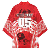Custom Tonga Rugby Mate Ma'a Kimono Tongan Pride Unique Style - Polynesian Pride