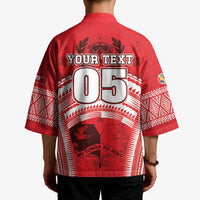 Custom Tonga Rugby Mate Ma'a Kimono Tongan Pride Unique Style - Polynesian Pride