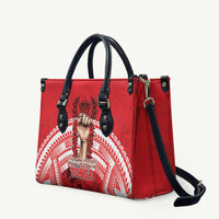 Tonga Rugby Mate Ma'a Leather Bag Tongan Pride Unique Style - Polynesian Pride