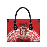 Tonga Rugby Mate Ma'a Leather Bag Tongan Pride Unique Style - Polynesian Pride