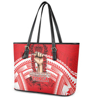 Tonga Rugby Mate Ma'a Leather Tote Bag Tongan Pride Unique Style - Polynesian Pride