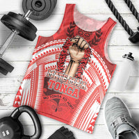 Custom Tonga Rugby Mate Ma'a Men Tank Top Tongan Pride Unique Style - Polynesian Pride