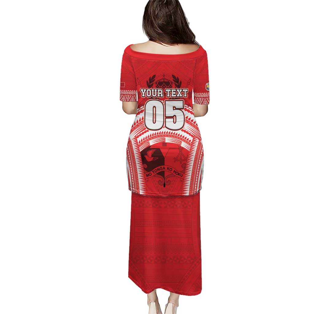 Custom Tonga Rugby Mate Ma'a Puletasi Tongan Pride Unique Style - Polynesian Pride