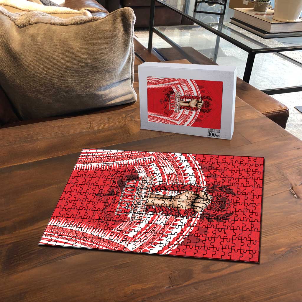 Tonga Rugby Mate Ma'a Puzzle Tongan Pride Unique Style - Polynesian Pride