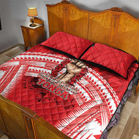 Tonga Rugby Mate Ma'a Quilt Bed Set Tongan Pride Unique Style - Polynesian Pride
