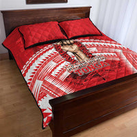 Tonga Rugby Mate Ma'a Quilt Bed Set Tongan Pride Unique Style - Polynesian Pride