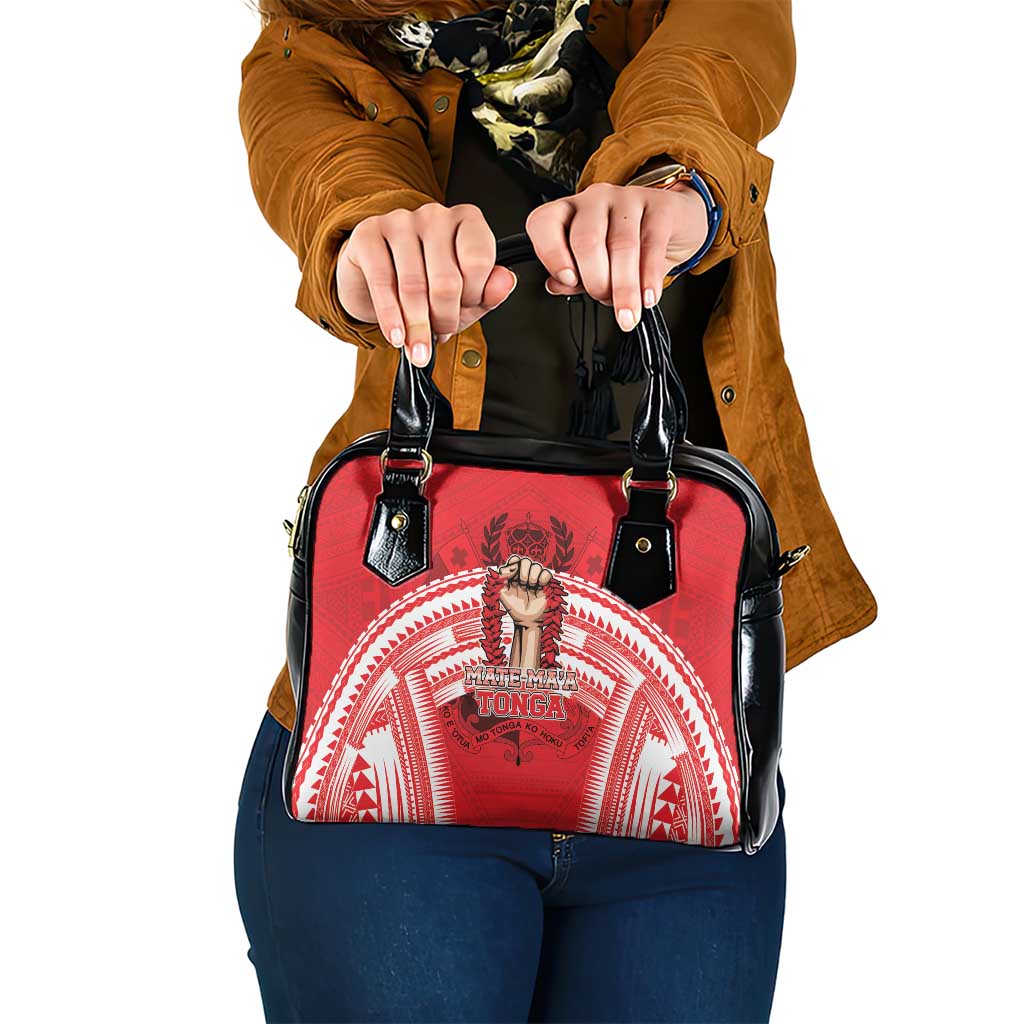 Tonga Rugby Mate Ma'a Shoulder Handbag Tongan Pride Unique Style - Polynesian Pride