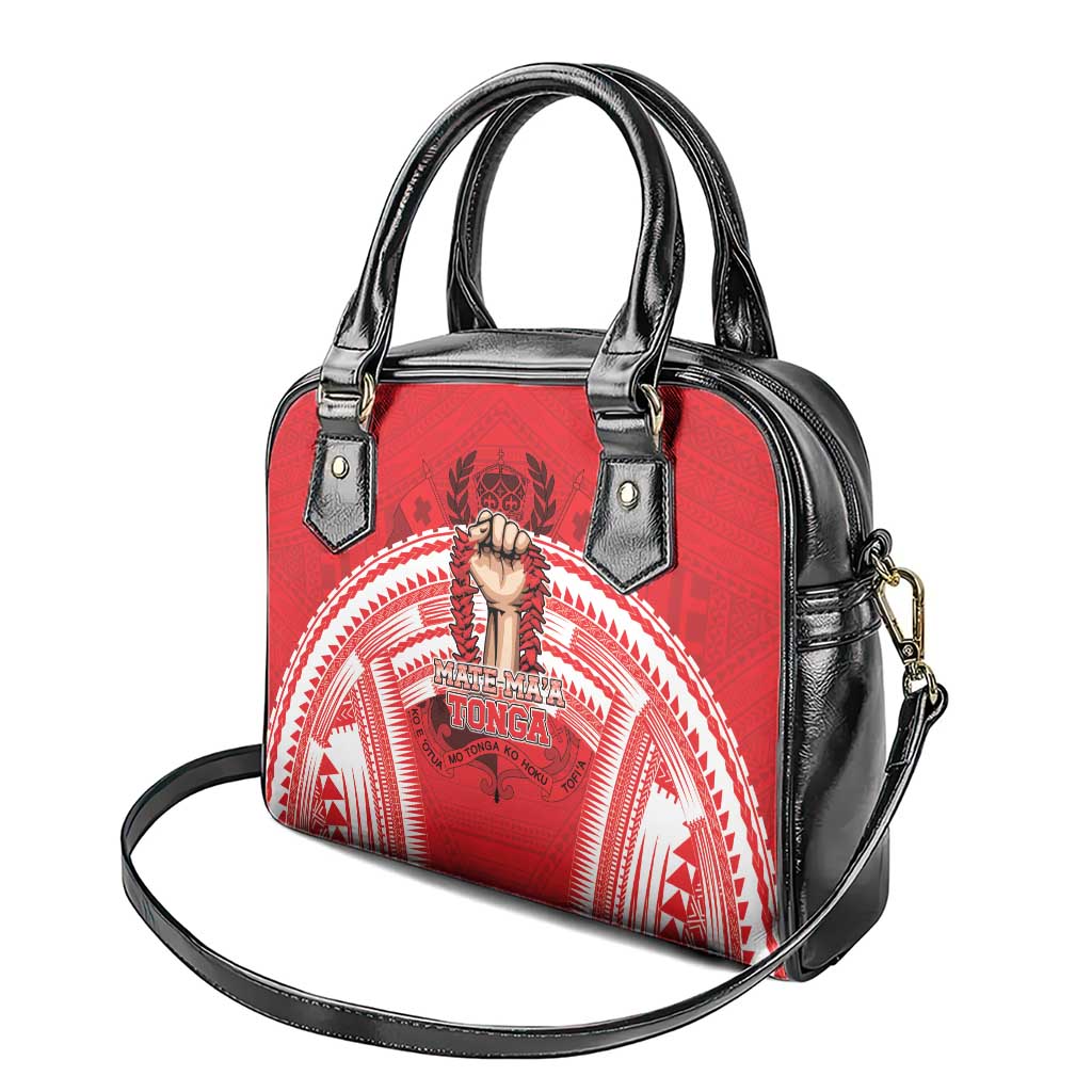 Tonga Rugby Mate Ma'a Shoulder Handbag Tongan Pride Unique Style - Polynesian Pride