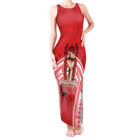 Custom Tonga Rugby Mate Ma'a Tank Maxi Dress Tongan Pride Unique Style - Polynesian Pride