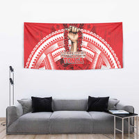 Tonga Rugby Mate Ma'a Tapestry Tongan Pride Unique Style - Polynesian Pride