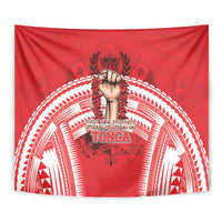 Tonga Rugby Mate Ma'a Tapestry Tongan Pride Unique Style - Polynesian Pride