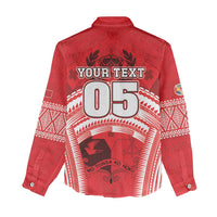 Custom Tonga Rugby Mate Ma'a Women Casual Shirt Tongan Pride Unique Style - Polynesian Pride