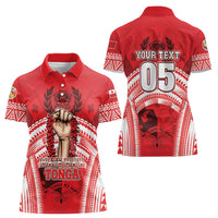 Custom Tonga Rugby Mate Ma'a Women Polo Shirt Tongan Pride Unique Style - Polynesian Pride