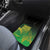 New Zealand Aotearoa Ruru Car Mats Maori Fern Art Green