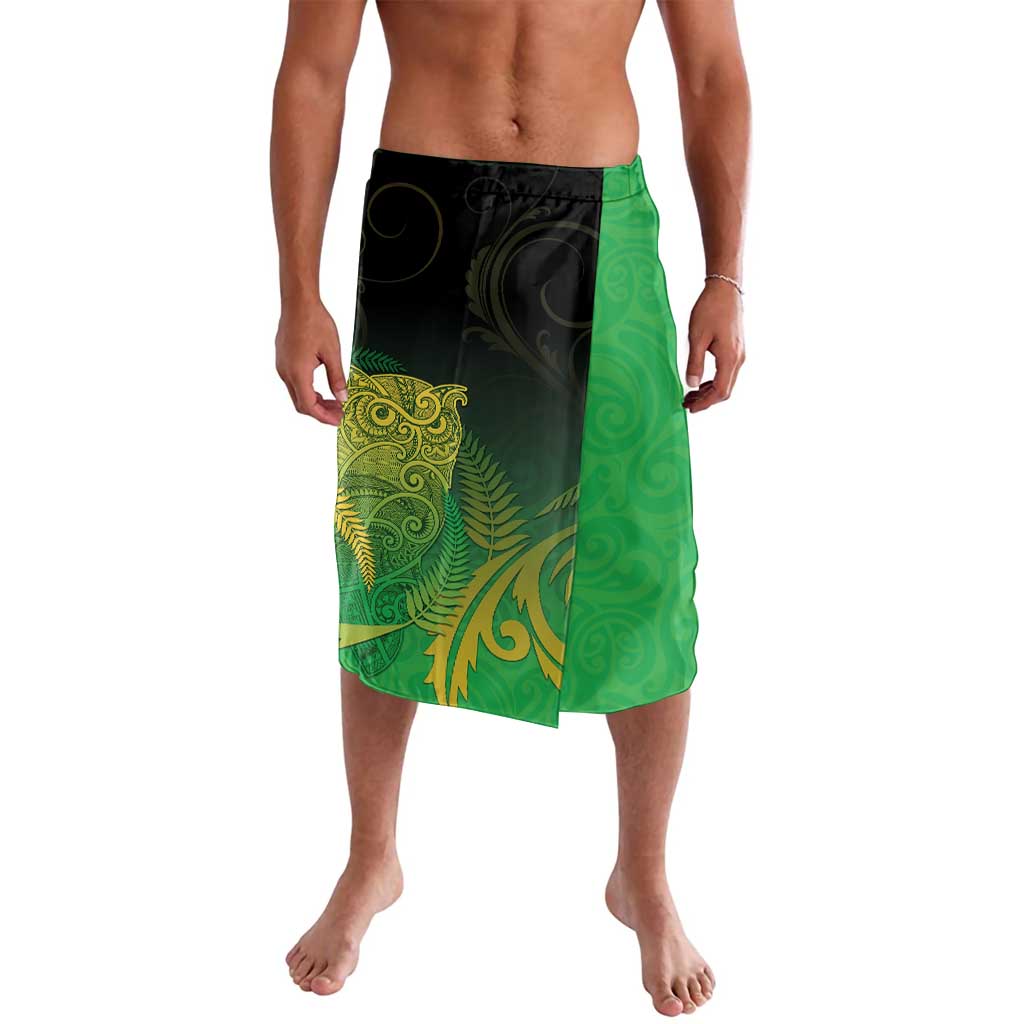 New Zealand Aotearoa Ruru Lavalava Maori Fern Art Green