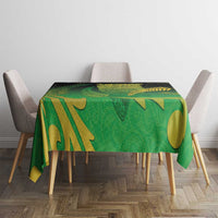New Zealand Aotearoa Ruru Tablecloth Maori Fern Art Green LT05 - Polynesian Pride