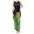 New Zealand Aotearoa Ruru Tank Maxi Dress Maori Fern Art Green