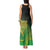 New Zealand Aotearoa Ruru Tank Maxi Dress Maori Fern Art Green