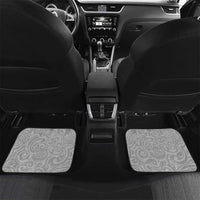 New Zealand Aotearoa Ruru Car Mats Maori Fern Art Black